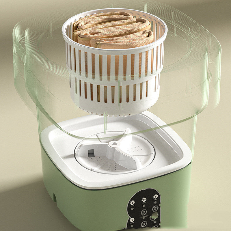 Opvouwbare Miniwasmachine